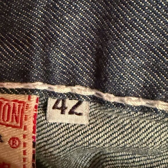 True Religion Mens size 42 Jean Shorts Surf Swimwear Trunks - Picture 5 of 5